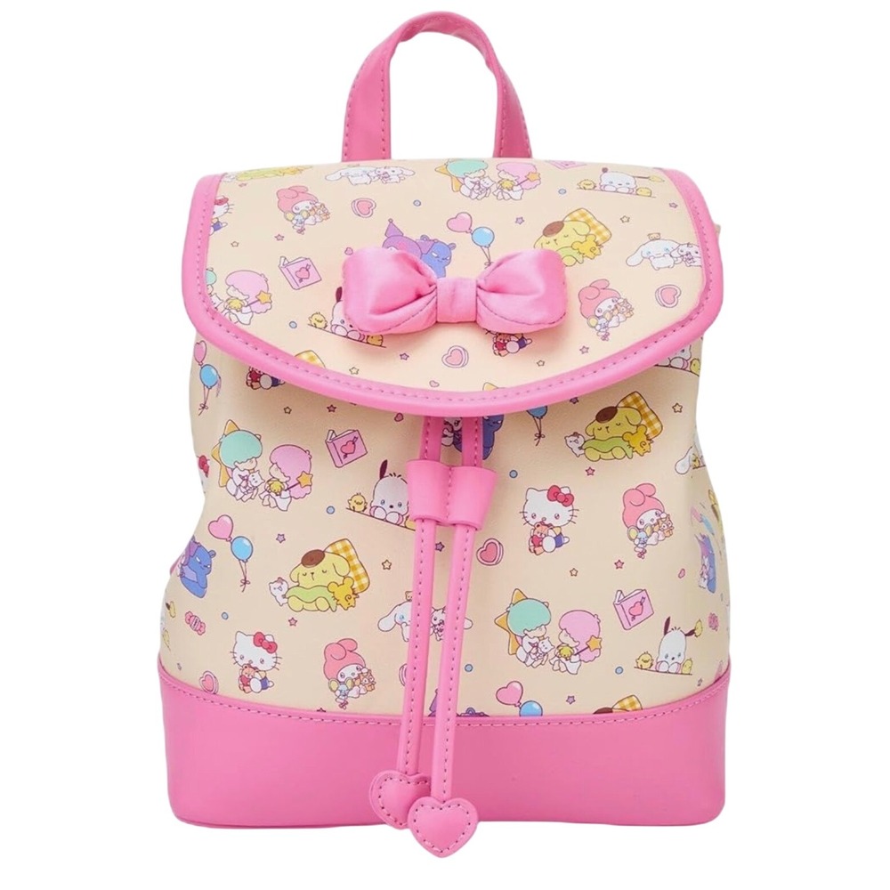 Sanrio Hello Kitty And Friends Missing You Backpack Kawaii‎ Pink Bow NWT